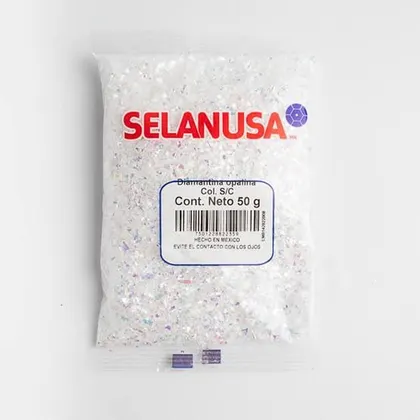 Diamantina Ultrabrillante Blanca Selanusa Bolsa 50 g